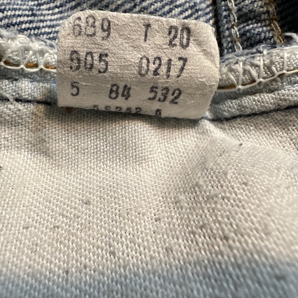 Vintage 1984 505 Levi’s Jeans Faded Blue Size 36x32 - Picture 16 of 16